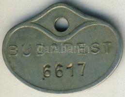 Budapest 1937. Ebvédjegy T:2/3