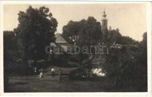 1936 Túrmező, Turopolje, Turie Pole (Lest); látkép, templom / general view, church (EK)