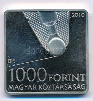 2010. 1000Ft Cu-Ni "Bíró László József, a golyóstoll szabadalmaztatója" kapszulában T:1 (e...