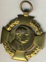 1908. Katonai Jubileumi Kereszt Ferenc József, szalag nélkül T:2