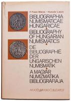 F. Fejér Mária - Huszár Lajos: A magyar numizmatika bibliográfiája. Budapest, Akadémiai Kiadó, 1977. Használt, szép állapotban.
