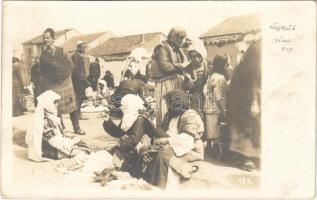 1917 Skopje, Üsküb; piac / market. photo