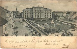 1900 Szeged, Dugonics tér, Engel Lajos könyvnyomdája és üzlete. Römmler & Jonas (fl)