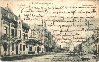1905 Szolnok, Szapáry utca. Divald Károly 891. sz. (EB)