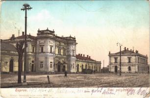 1913 Sopron, Déli pályaudvar, vasútállomás. Kummert Lajos utóda 290. sz. (EB)