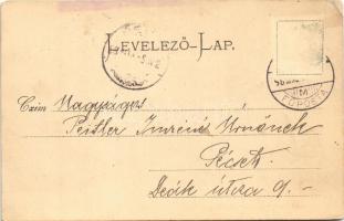 1898 Budapest I. Honvéd szobor, Glogowatz K. aranyozó üzlete (r)