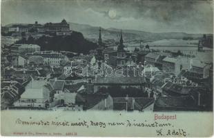 1900 Budapest I. Tabán, Királyi vár, Lánchíd (EK)