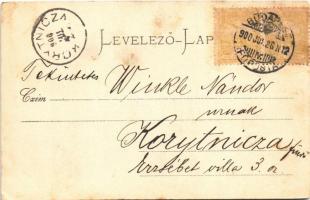 1900 Budapest XI. Gellérthegy, Citadella, gőzhajó (EK)