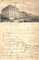 1905 Budapest VII. Hotel Metropole szálloda és kávéház. Czettel és Deutsch. Rákóczi út 58. (r)