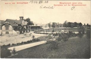1904 Budapest XIII. Margitszigeti sport telep, focipálya (b)