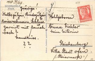 1928 Szombathely, kioszk. Weinstock E. 263. + So. Stpl