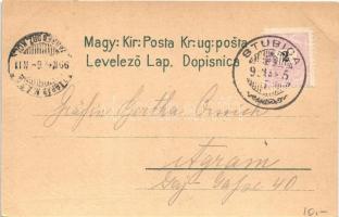 1899 (Vorläufer) Donja Stubica, Stubicke toplice, Grad Oroslavje / fürdő, kastély, vár / spa, bath, ...