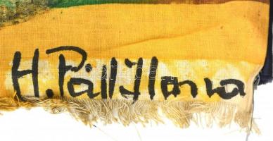 H. Páll Ilona: Falikép Festett, vászon 90x50 cm