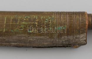 Jatagán, tokban, h: 34 cm