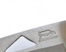 Vadászbicska, tokkal, jó állapotban, h: 18 cm