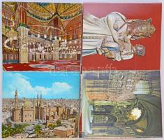 5 db MODERN képeslap füzet / 5 modern postcard booklets (Toledo, Cairo, Budapest, Sevilla, Egypt)
