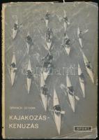 Granek István: Kajakozás-kenuzás, Bp., 1966, kn., Egészvászon-kötés papír védőborítóban, a védőborító szakadt, a lapok kopottak.