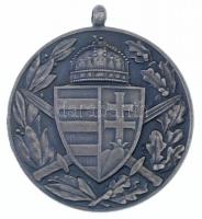 1929. "Magyar Háborús Emlékérem kardokkal, sisakkal" ezüstözött Br kitüntetés mellszalag n...