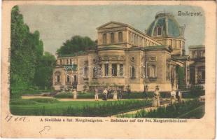 1902 Budapest XIII. Fürdőház a Szt. Margitszigeten. Ganz Antal 55.