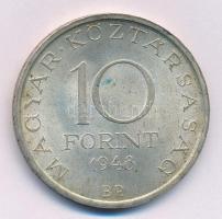 1948. 10Ft Ag "Széchenyi" T:1-,2 patina
Adamo EM2