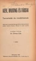 Jean Bonguet és Georges Silber: Terroristák és rendőrkémek, Azer, Harting és társai, I. kötet, Ford....