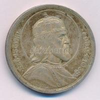 1938. 5P Ag "Szent István" T:2 patina, ph.  Adamo P8.1