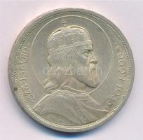 1938. 5P Ag "Szent István" T:2  Adamo P8.1
