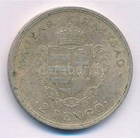 1935. 2P Ag "Rákóczi" T:2 patina
Adamo P7.2