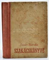 Vízvári Mariska szakácskönyve. Bp, 1957. Minerva. Kiadói félvászon kötésben, kissé kopott, kissé foltos borítóval.
