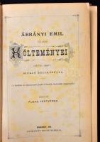 Ábrányi Emil ujabb költeményei. 1876-1881. Kiadják: Fuchs Testvérek. A szerző arcképével. Bp., 1881,...