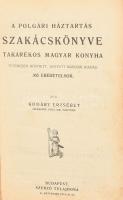 Komáry Erzsébet: A polgári háztartás szakácskönyve, takarékos magyar konyha. Bp.,én.,kn.Bővített, ja...