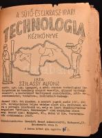 Szilassy Alfonz: A sütő-és cukrász-ipari technológia kézikönyve I-II. kötet. Budapest, 1940, Szendrő...