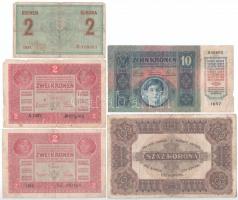 1914-1920. 2K-100K (5db, 4xklf) T:III-IV