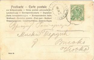 1904 Austro-Hungarian K.u.K. military, romantic couple (EK)