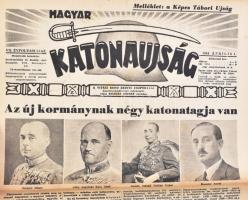 1944 Magyar Katonaújság. VII. évf. 1-44. sz. 1944. jan. 1-okt. 28. Az utolsó számot kivéve melléklet...