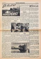 1944 Magyar Katonaújság. VII. évf. 1-44. sz. 1944. jan. 1-okt. 28. Az utolsó számot kivéve melléklet...