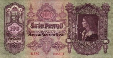 1930. 100P (3x) egymásutáni sorszámokkal T:I