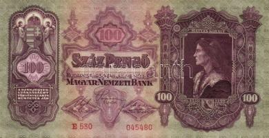 1930. 100P (3x) egymásutáni sorszámokkal T:I