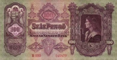 1930. 100P (3x) egymásutáni sorszámokkal T:I