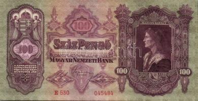 1930. 100P (3x) egymásutáni sorszámokkal T:I