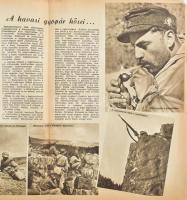 1944 Magyar Katonaújság. VII. évf. 1-26, 28-29.,31., 34-37., 1944. jan. 1-okt. 14. Jelentős részében...