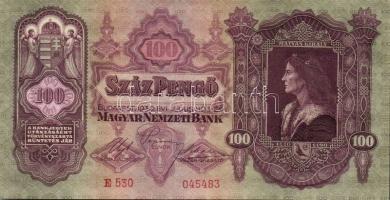 1930. 100P (3x) egymásutáni sorszámokkal T:I
