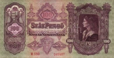 1930. 100P (3x) egymásutáni sorszámokkal T:I
