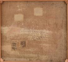 Vecsési Sándor (1930-2015): Csendélet. Olaj, vászon. Jelzett. Restaurált. Sérült fa keretben. 60×70 ...