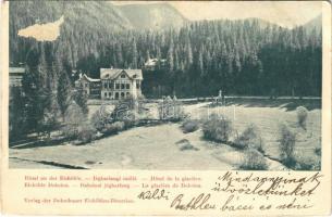 1901 Dobsina, Dobschau; Jégbarlangi szálló / Hotel an der Eishöhle / ice cave, hotel (EB)