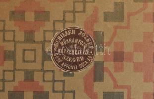 Wallburg Egon (Zórád Ernő, 1911-2004): Átkelés a folyón, 1934. Akvarell, papír. Jelzett. Üvegezett f...