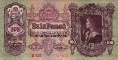1930. 100P (3x) egymásutáni sorszámokkal T:I
