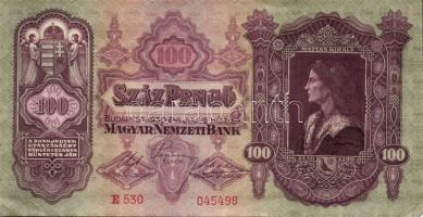 1930. 100P (3x) egymásutáni sorszámokkal T:I