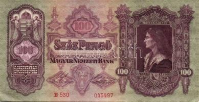 1930. 100P (3x) egymásutáni sorszámokkal T:I