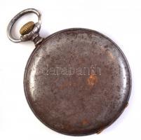 Enigma fém tokos zsebóra, működő szerkezettel, jó állapotban d: 48 mm